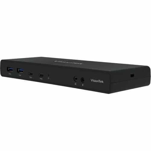 VisionTek Dual 4K USB PD Dock - Dual Display up to 4K resolutions, USB 3.0, USB-C and Thunderbolt 3 system compatible, Up 