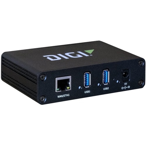 Digi USB/Ethernet Combo Hub - 2 USB Port(s) - 1 Network (RJ-45) Port(s) - 2 USB 3.1 Port(s) - PC