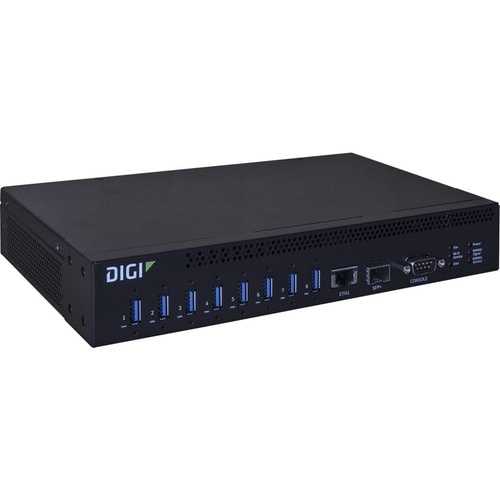 Digi AnywhereUSB 8 Plus USB/Ethernet Combo Hub - 8 USB Port(s) - 1 Network (RJ-45) Port(s) - 8 USB 3.1 Port(s) - PC