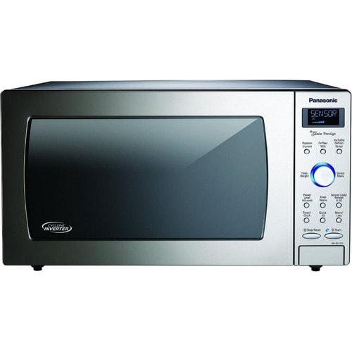 Panasonic NN-SD775S Microwave Oven - Single - 1.6 ft³ Capacity - Microwave, Steaming, Braising, Poaching - 10 Power Levels