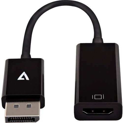 Cavo A/V V7 CBLDPHDSL-1E - 10 cm DisplayPort/HDMI - for Proiettore, TV, PC, Dispositivo audio/video, Monitor - 2,3 Gbit/s 