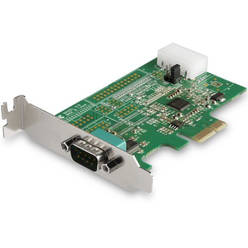 StarTech.com 1-port PCI Express RS232 Serial Adapter Card - PCIe Serial DB9 Controller Card 16950 UART - Low Profile - Win