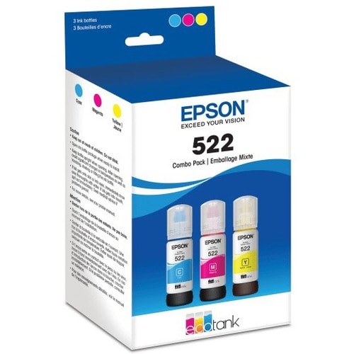 Epson T522 Ink Refill Kit - Inkjet - Color