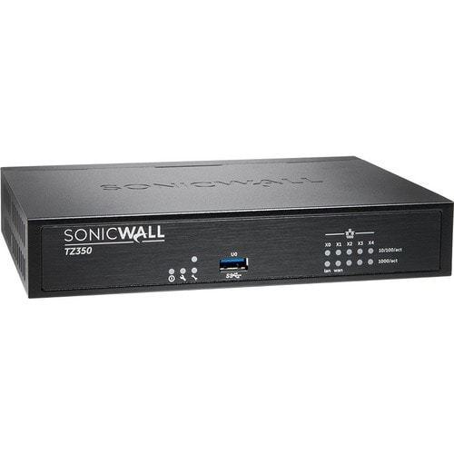 SonicWall TZ350 Network Security/Firewall Appliance Support/Service - TAA Compliant - 5 Port - 1000Base-T - Gigabit Ethern