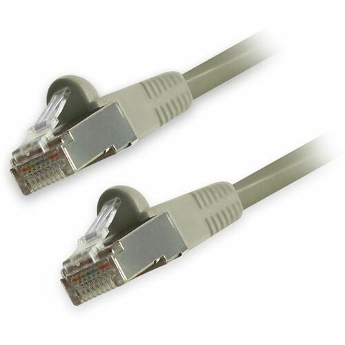 Comprehensive Cat6 Snagless Shielded Ethernet Cables, Grey, 50ft - 50 ft Category 6 Network Cable for Network Device - Fir