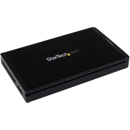 StarTech.com Drive Enclosure SATA/600 - USB 3.0 Micro-B Host Interface - UASP Support Internal/External - Black - Hot Swap
