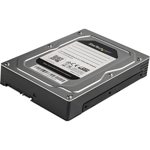 StarTech.com Drive Bay Adapter for 3.5" SATA/600, Serial Attached SCSI (SAS) - 6Gb/s SAS Host Interface Internal - Silver,