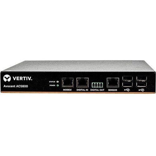 VERTIV ACS Device Server - 1000 MB - DDR3 SDRAM - Twisted Pair - 2 x Network (RJ-45) x USB - 2 x Serial Port - Phone Line 