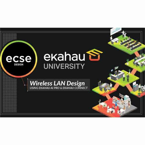 Ekahau ECSE Design Class In Person - CLASS - Technology Training Course - Up to 12 Student - 4 Day Duration