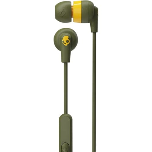 Skullcandy Ink'd+ Earbuds with Microphone - Stereo - Mini-phone (3.5mm) - Wired - 16 Ohm - 20 Hz - 20 kHz - Earbud - Binau