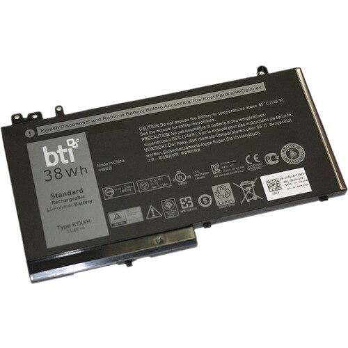 BTI RYXXH-BTI 11.1V 38WHR LI-ION BATTERY 0RYXXH, 451-BBLJ, RYXXH, 2CP9F, 5TFCY, TNMFF, 451-BBJR, 9P4D2, VYXTW, 451-BBLH, R