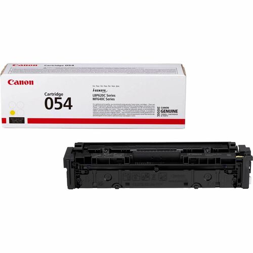 Canon 054 Original Laser Toner Cartridge - Yellow Pack - 1200 Pages