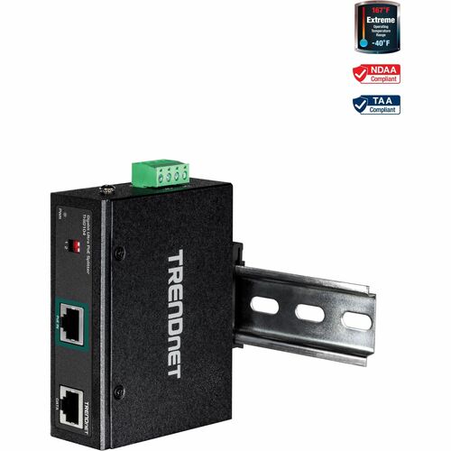 Industrial Gigabit UPoE Splitter