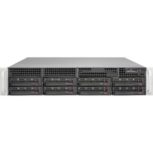 Supermicro SuperChassis 服务器机箱 - ATX, EATX 主板支持 - 可机架安装 - 黑 - 2U - 10 x 架槽 - 2 x 740 W - 3 x 风扇支持 - 8 x 外部3.5寸架槽 - 2 x 内部3.