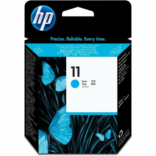 HP 11 (C4811A) 原版 喷墨 打印头 - 单包 - 青色 - 1 每台