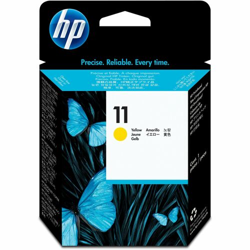 HP 11 (C4813A) 原版 喷墨 打印头 - 单包 - 黄色 - 1 每台