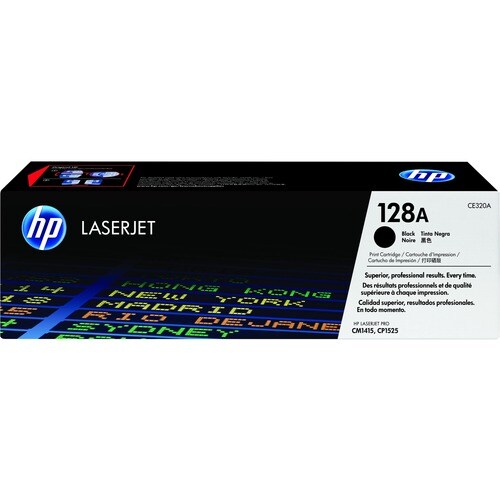 HP 128A 原版 标准 产出 激光 碳粉盒 - 黑 - 1 每台 - 激光 - 标准 产出 - 1 每台
