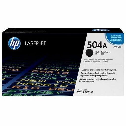 HP 504A 原版 激光 碳粉盒 - 单包 - 黑 - 1 每台 - 5000 页