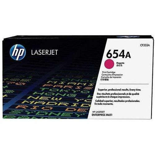 HP 654A 原版 激光 碳粉盒 - 单包 - 洋红 - 1 每台