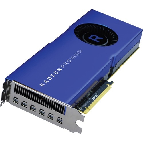 AMD Radeon Pro WX 9100 显卡 - 16 GB - 1.50 GHz 核心 - 2048 位 总线宽度 - PCI Express - DP接口 - 6 x DisplayPort