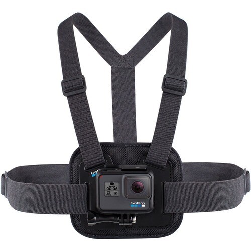 GoPro AGCHM-001 可调节 胸带 - 黑