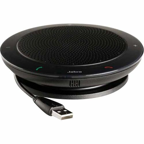 Jabra SPEAK 410 MS 会议电话 - 黑 - 1 x 电话线 - 免提电话