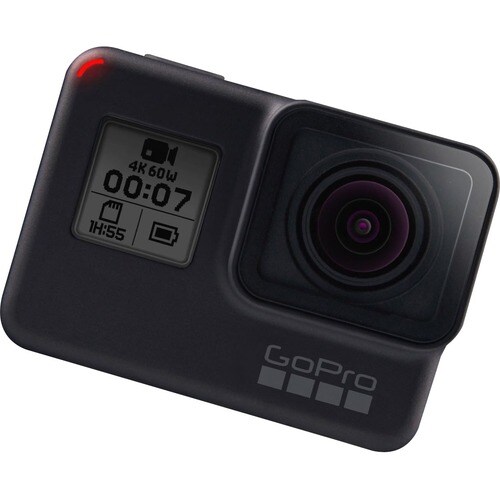 GoPro HERO 7 数码摄像机 - 5.1 cm (2") LCD 触控屏 - CMOS - Full HD - 黑 - 16:9 - H.264 - 电子 (IS) - USB - microSD - 存储卡 - 三脚架