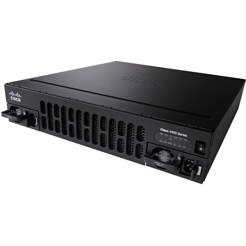 Cisco 4451-X Router - 4 Ports - 4 RJ-45 Port(s) - PoE Ports - Management Port - 10 - 4 GB - Gigabit Ethernet - 2U - Wall M