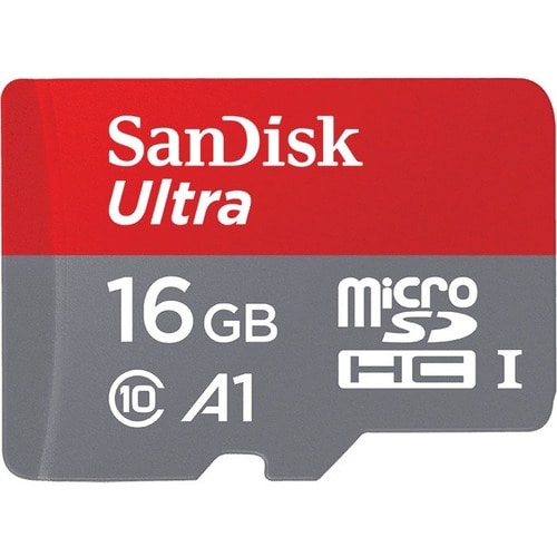 SanDisk Ultra 16 GB Class 10/UHS-I microSDHC - 98 MB/s Read