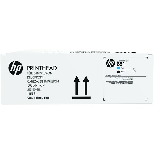 HP Latex 881 Original Inkjet Printhead - Cyan, Black Pack - Inkjet