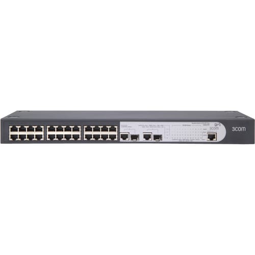 HPE V1905 V1905-24 26 Ports Manageable Ethernet Switch - 10/100/1000Base-T, 10/100Base-TX - 2 Layer Supported - 2 SFP Slot