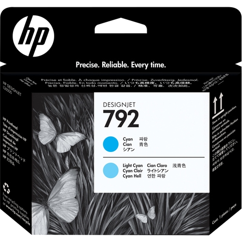 HP 792 Original Inkjet Printhead - Cyan, Light Cyan Pack - Inkjet