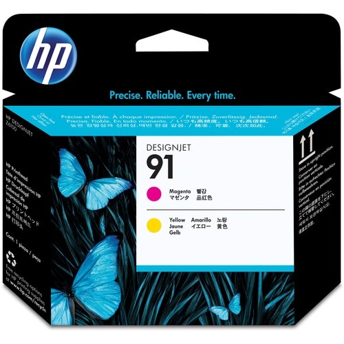 HP 91 Original Inkjet Printhead - Magenta, Yellow - 1 Each - Inkjet - 1 Each