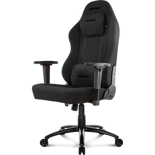 AKRACING Office Series Opal Computer Chair - Polyester Seat - Polyester Back - Black Steel, Metal Frame - 5-star Base - Bl