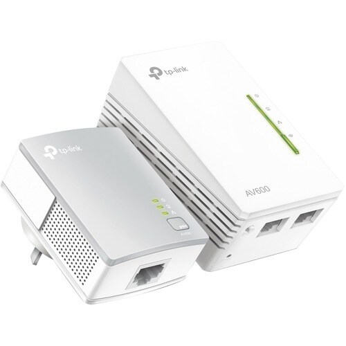 TP-Link TL-WPA4221 KIT Powerline Network Adapter - 2 x Network (RJ-45) - 600 Mbit/s Powerline - 300 m Distance Supported -