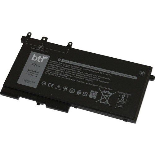 BTI Battery - Lithium Polymer (Li-Polymer) - 1 - For Notebook - Battery Rechargeable - 11.4 V DC - 3684 mAh Shelf Life