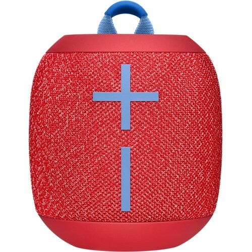 Ultimate Ears WONDER­BOOM 2 2.0 Portable Bluetooth Speaker System - 9 W RMS - Red - 75 Hz to 20 kHz - 360° Circle Sound - 