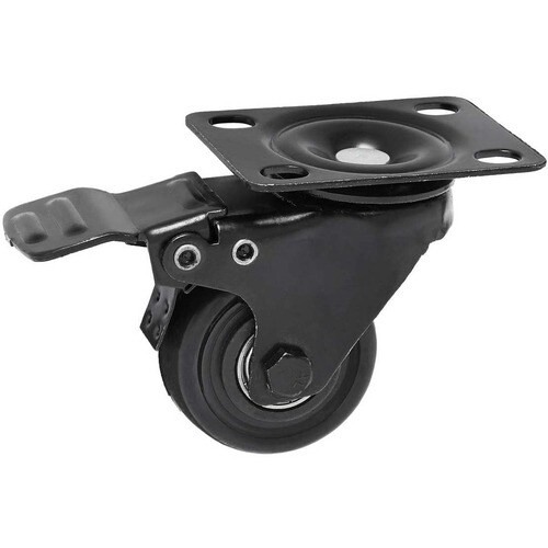 Set di 4 ruote V7 50,80 mm Diametro - Acciaio, Gomma - 4 / Set - per cabinet e carrelli di ricarica V7