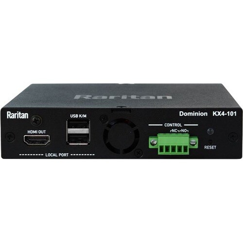 Raritan Dominion KX IV-101 KVM Switchbox - 1 Computer(s) - 1 Local User(s) - 4096 x 2160 - 1 x Network (RJ-45) - 3 x USB -