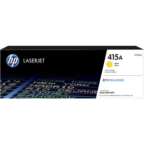 HP 415A Original Laser Toner Cartridge - Yellow - 1 Pack - 2100 Pages