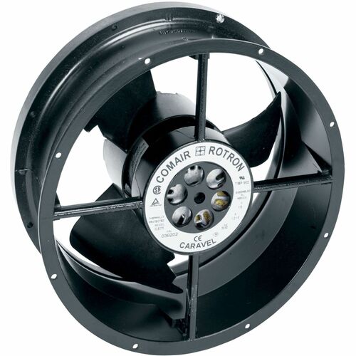 Middle Atlantic 115V Fan - 10in Fan - 1 x Fan(s) - 550 CFM Maximum Airflow - Ball Bearing - Black - Rack - TAA Compliant