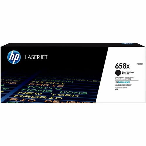 HP 658X Original Alto Yield Laser Cartucho de toner - Preto - 1 Pack