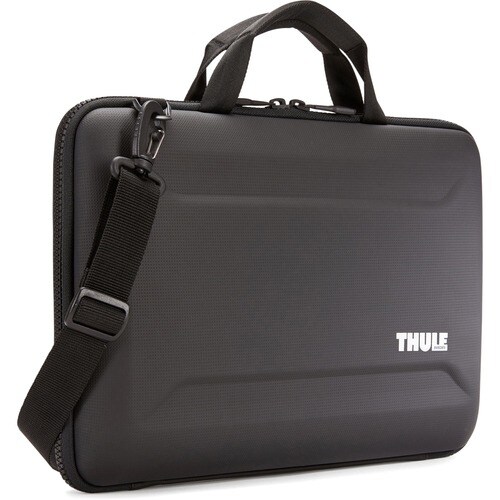 Thule Gauntlet Rugged Carrying Case (Attaché) for 38.1 cm (15") to 40.6 cm (16") Apple MacBook Pro, Notebook - Black - Pol