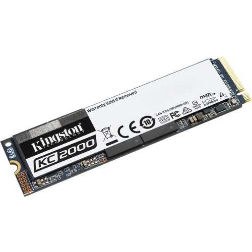 Kingston KC2000 2 TB Solid State Drive - M.2 2280 Internal - PCI Express (PCI Express 3.0 x4) - 1228.80 TB TBW - 3200 MB/s