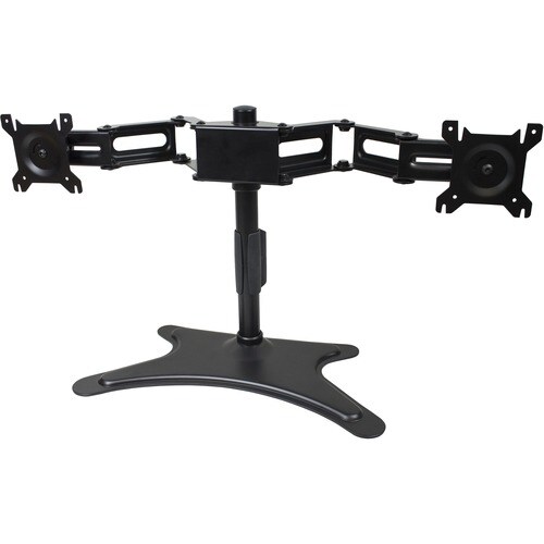 DoubleSight Displays Flex DS-224STB Desk Mount for LCD Monitor, All-in-One Computer - Black - TAA Compliant - 2 Display(s)