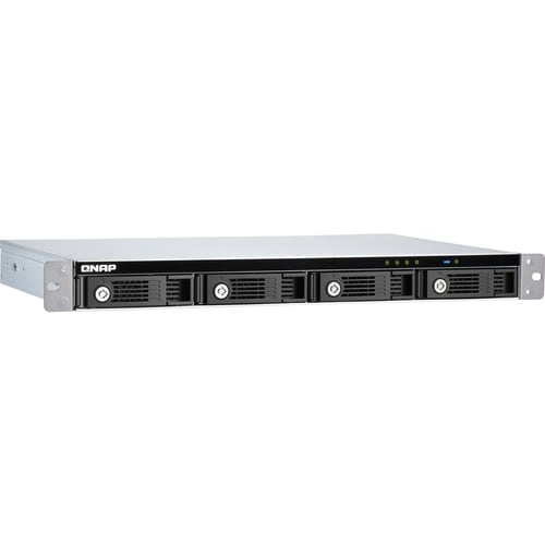Sistema di archiviazione DAS QNAP TR-004U - 4 x Vani totali Rack-Montabile - Serial ATA/300 Controllore - Supporto RAID - 