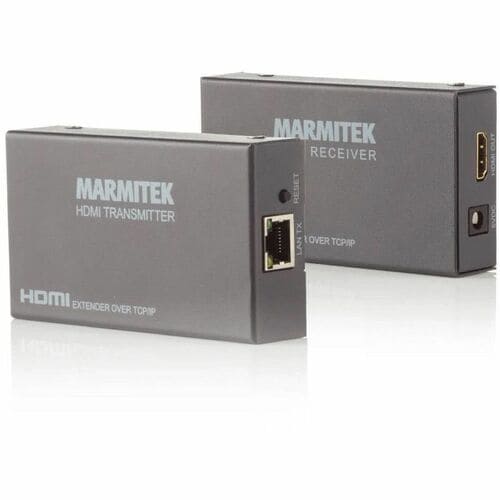 Marmitek Video Extender Transmitter/Receiver - Wired - 120 m Range - 2 x Network (RJ-45) - 1 x HDMI In - 1 x HDMI Out - 48