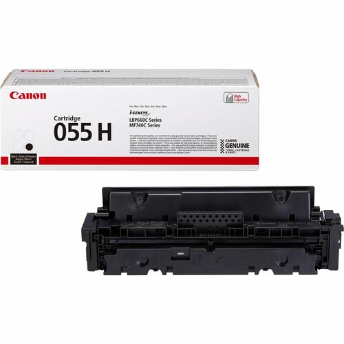 Canon 055H Original Laser Toner Cartridge - Black Pack - 7600 Pages