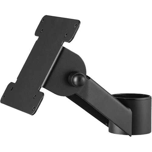APA-HA-45 POS VESA head on angled arm - capacity 10kg (22lb) - pole attachment 45mm (1.8") - steel - Black