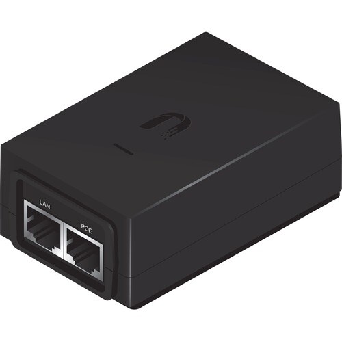 Ubiquiti PoE Adapter - 48 V DC, 500 mA Output - 1 x Gigabit Ethernet Input Port(s) - 1 x PoE Output Port(s) - 24 W